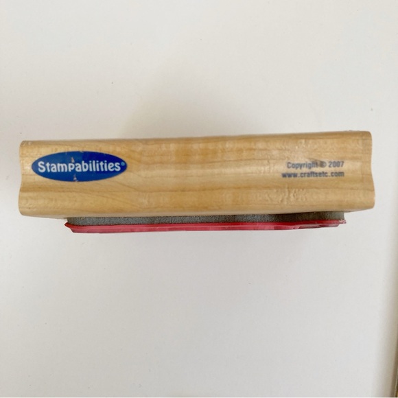 Stampabilities Vintage Golfer Wood Rubber Stamp - Picture 3 of 3